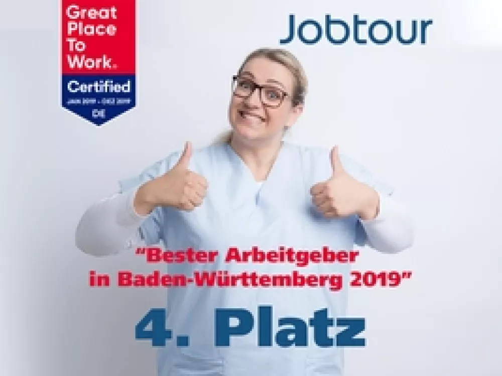 Jobtour ist viert attraktivster Arbeitgeber Baden-Württembergs
